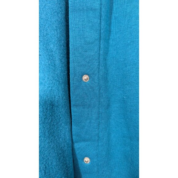 Woman Within Blue 3X Cardigan Button Down Winter Warm - Picture 2 of 10